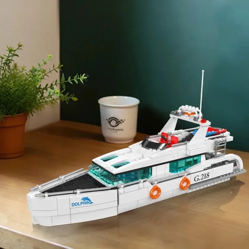 Mould King 857 ชิ้น 10218 ชุดต - Model Kit Yacht บทวิจารณ์และราคา