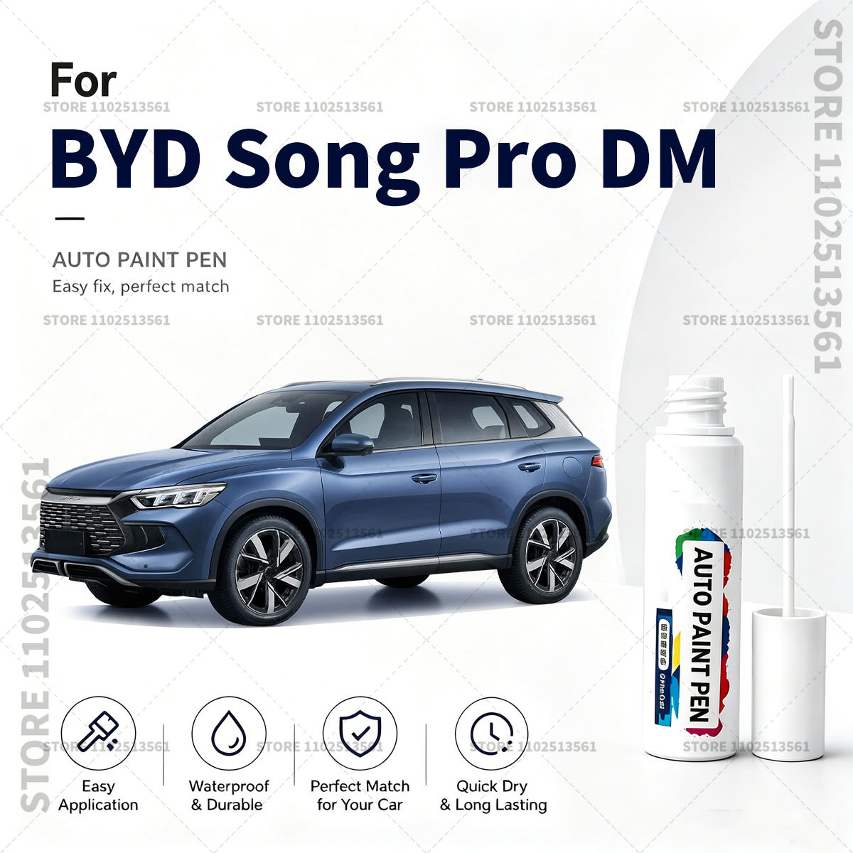 ปากกาซ่อมสีรถยนต์สำหรับ BYD So - Paint Model Kit บทวิจารณ์และราคา